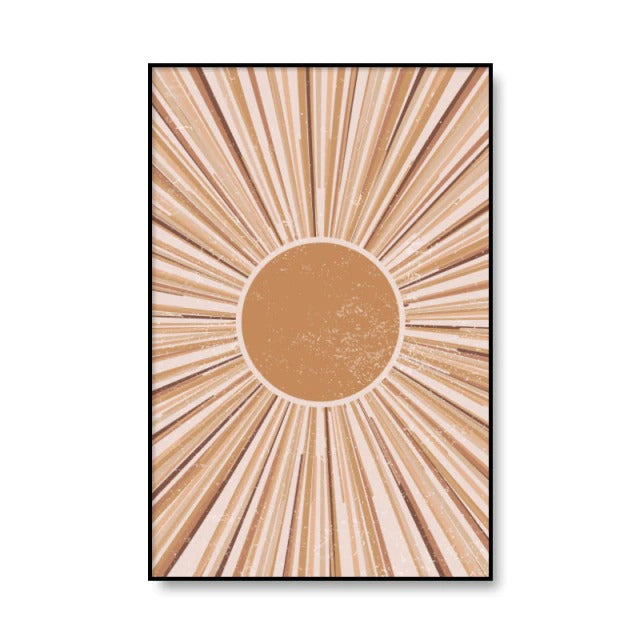 Leinwand-Wandkunst Boho Abstraktes Design