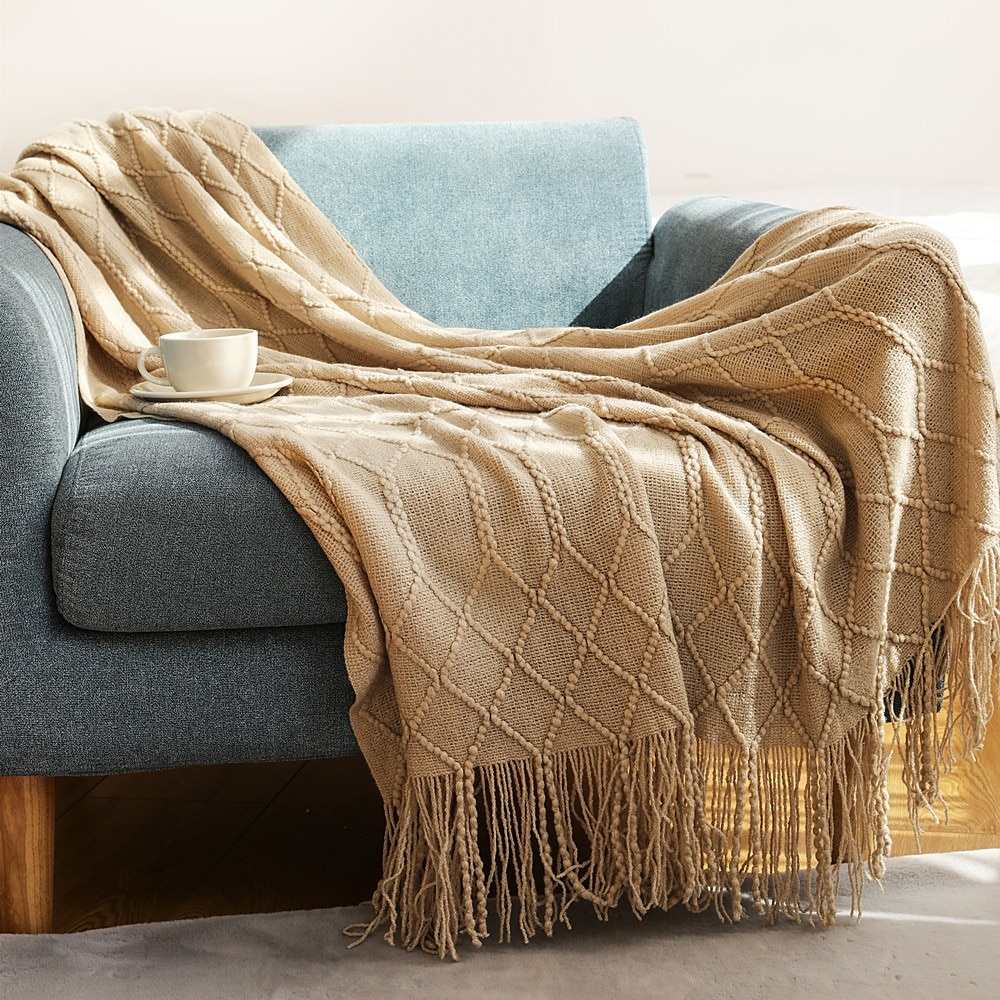 Wohndecke weich warm gemütlich Design