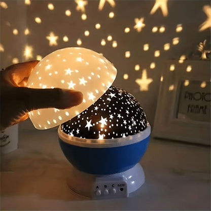 360° Sternenhimmel Projektor mit 12 Farbmodi – LED Galaxy Nachtlicht