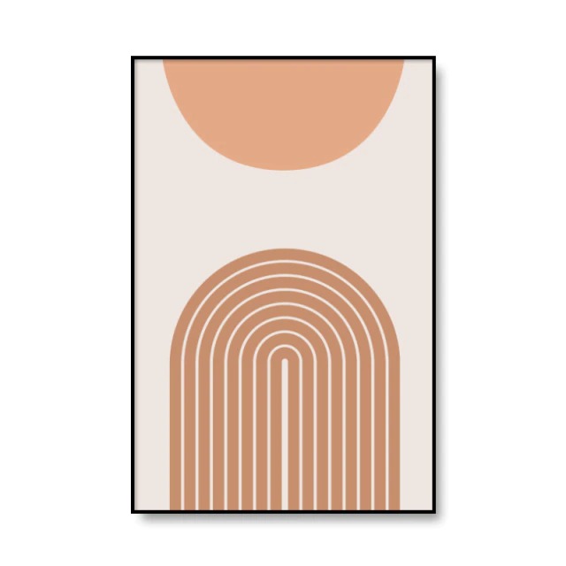 Leinwand-Wandkunst Boho Abstraktes Design