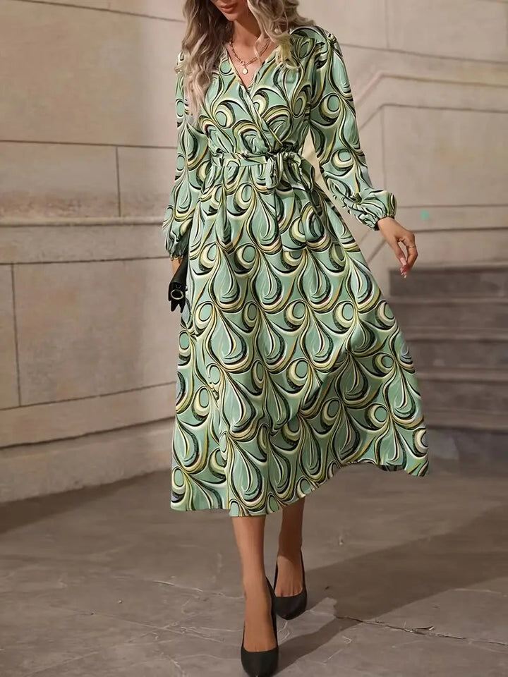 Women’s Wrap Neckline Dress