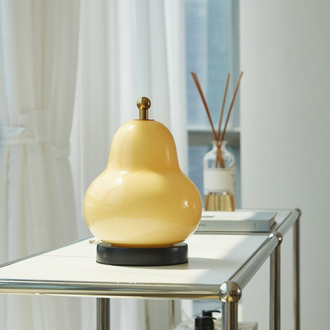 Pear-Shaped Portable Cream Night Light