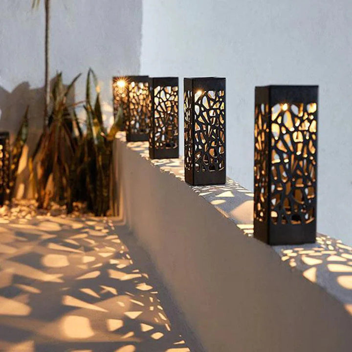 Solar-Gartenlampe mit Musterlichtprojektion