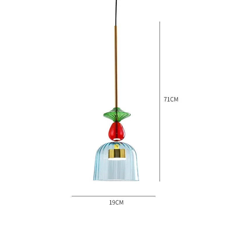 Pendelleuchte Aus Pressglas Höhenverstellbar