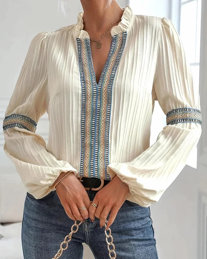 Stunning V-Neck Blouse for Women