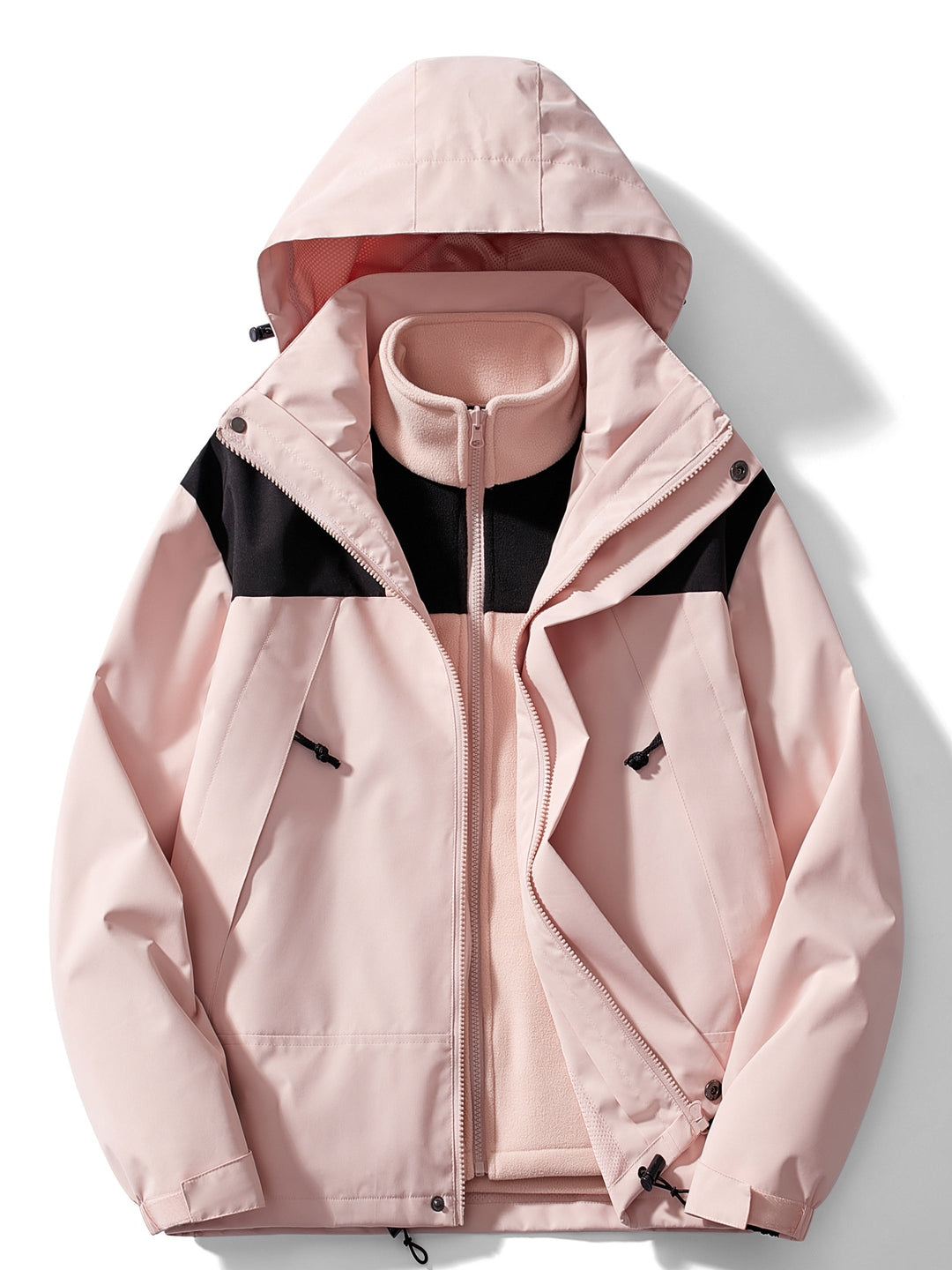 Herren Outdoor Winterjacke Mit Modulare 3 In 1 Funktion