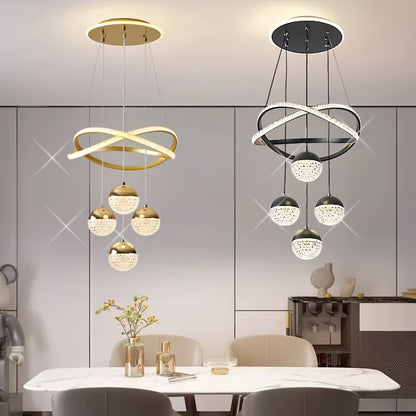 Kristall led kronleuchter modern für esszimmer