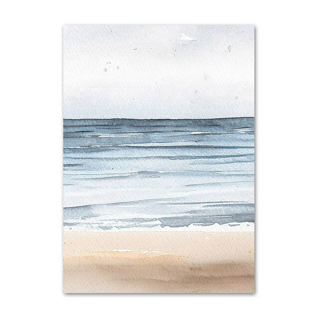Leinwand-Wandkunst Boho Aquarelldruck-Set