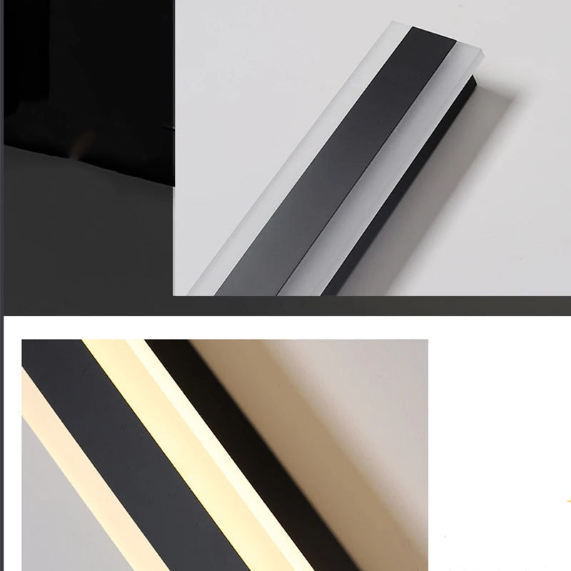 Außen-LED-Wandlampe mit langem Design