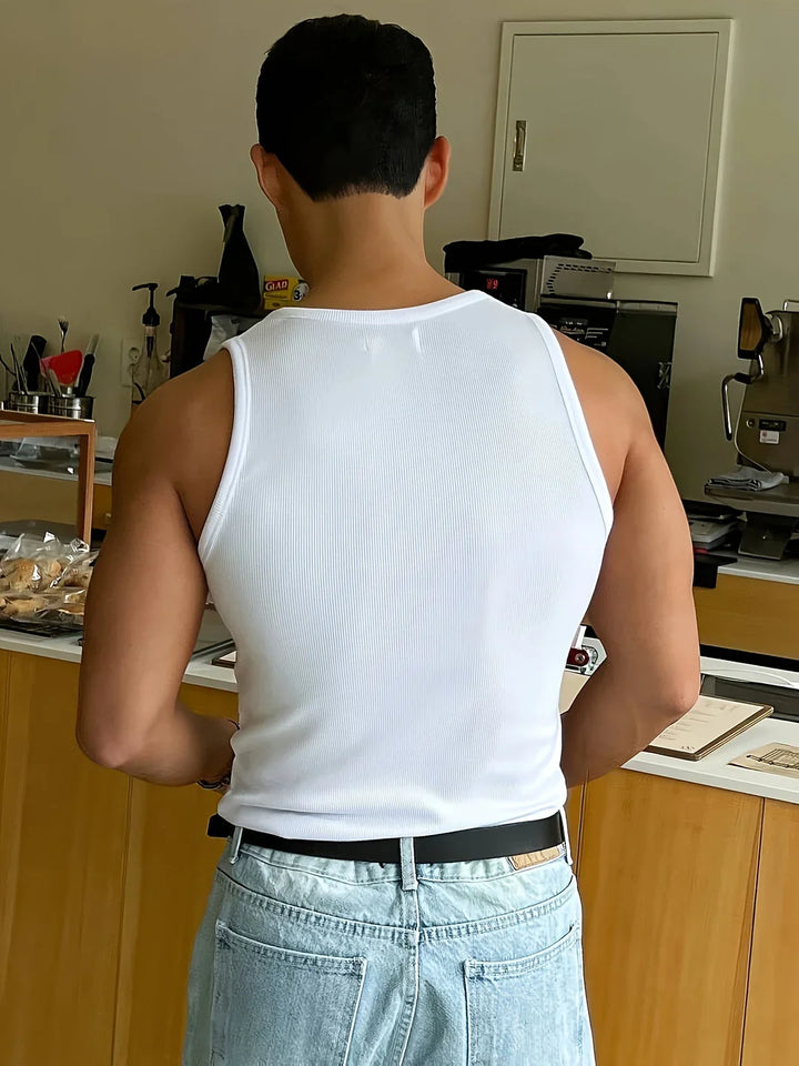Herren Tanktop Mit Atmungsaktivem Design