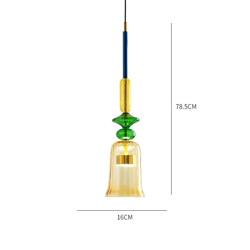 Pendelleuchte Aus Pressglas Höhenverstellbar