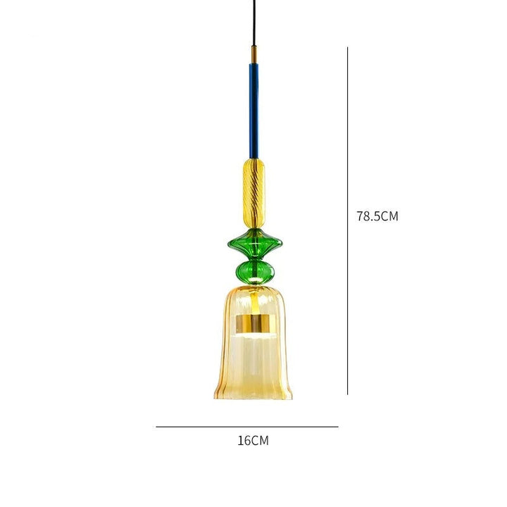 Pendelleuchte Aus Pressglas Höhenverstellbar