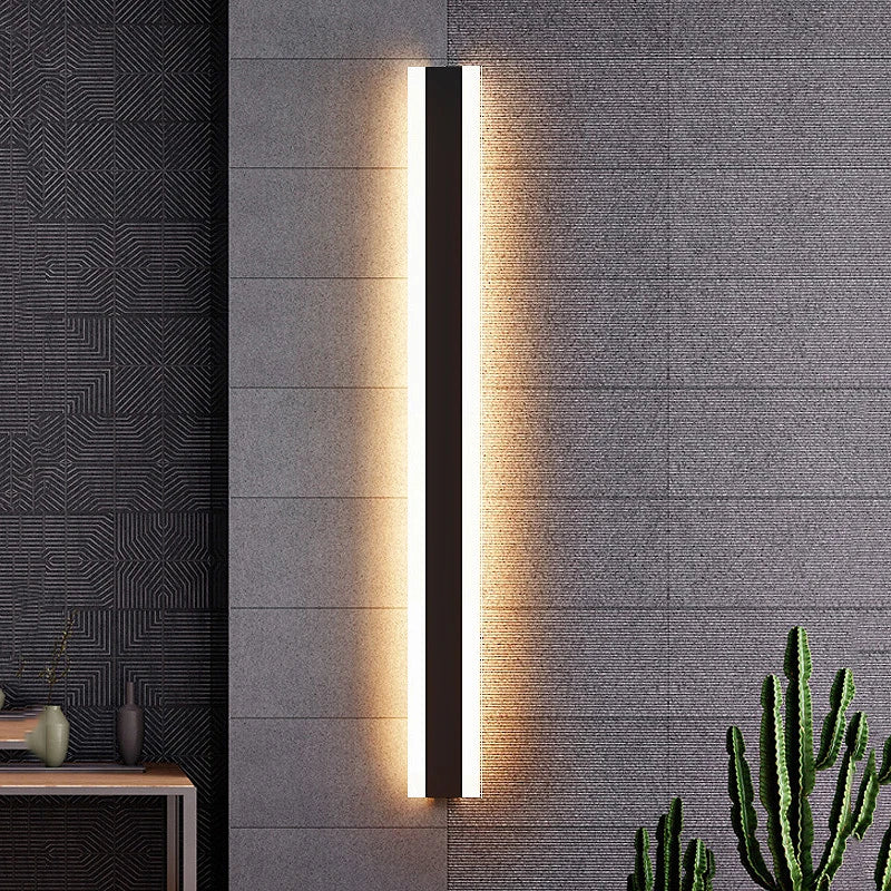 Außen-LED-Wandlampe mit langem Design