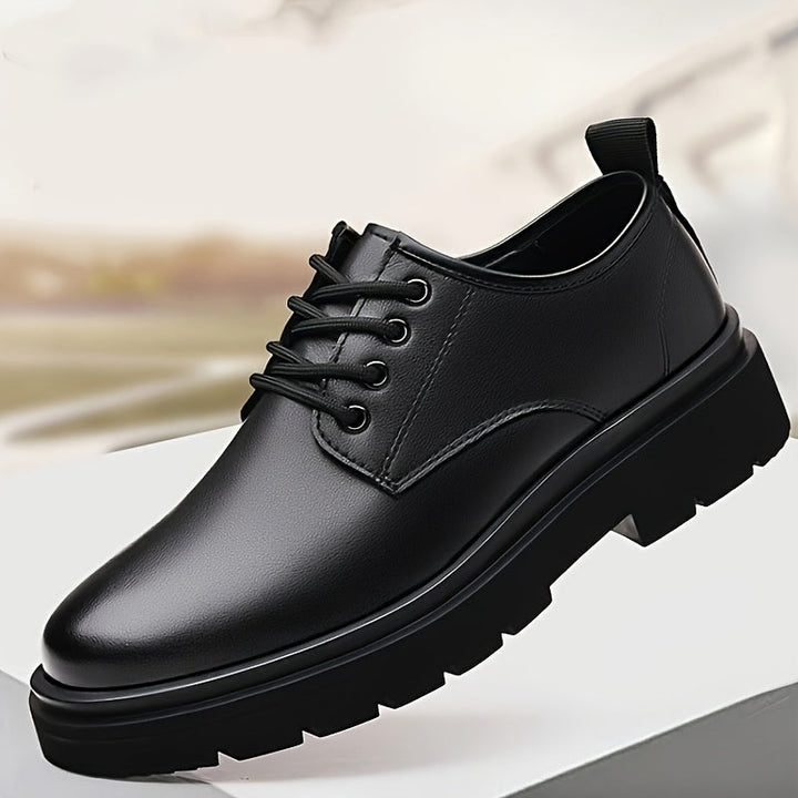 Herren Schnürschuhe Mit Glattem Finish