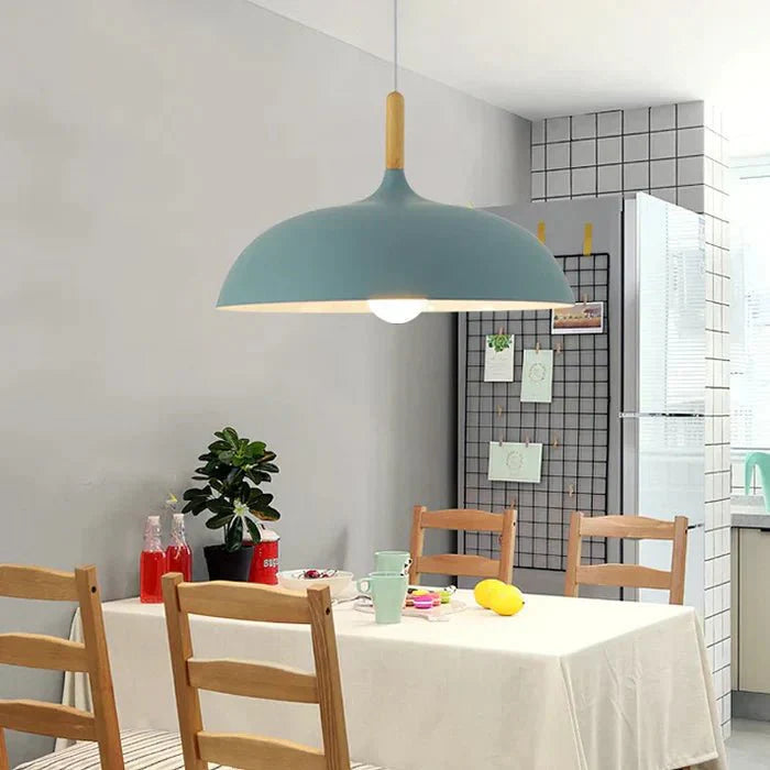 UFO LED-Deckenlampe – Eiche, E27 & modern skandinavisch
