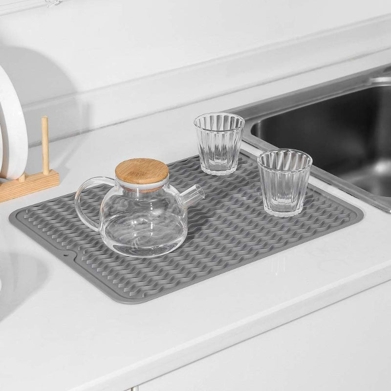 Silikon Abtropf- & Schutzmatte – Vielseitig, Hitzebeständig & Pflegeleicht