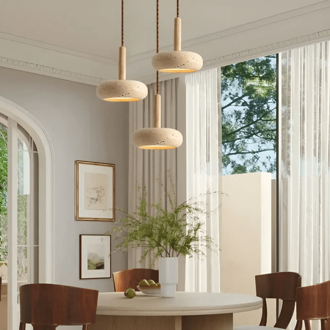 Japanische Deckenlampe – Retro-Stil, LED & höhenverstellbar