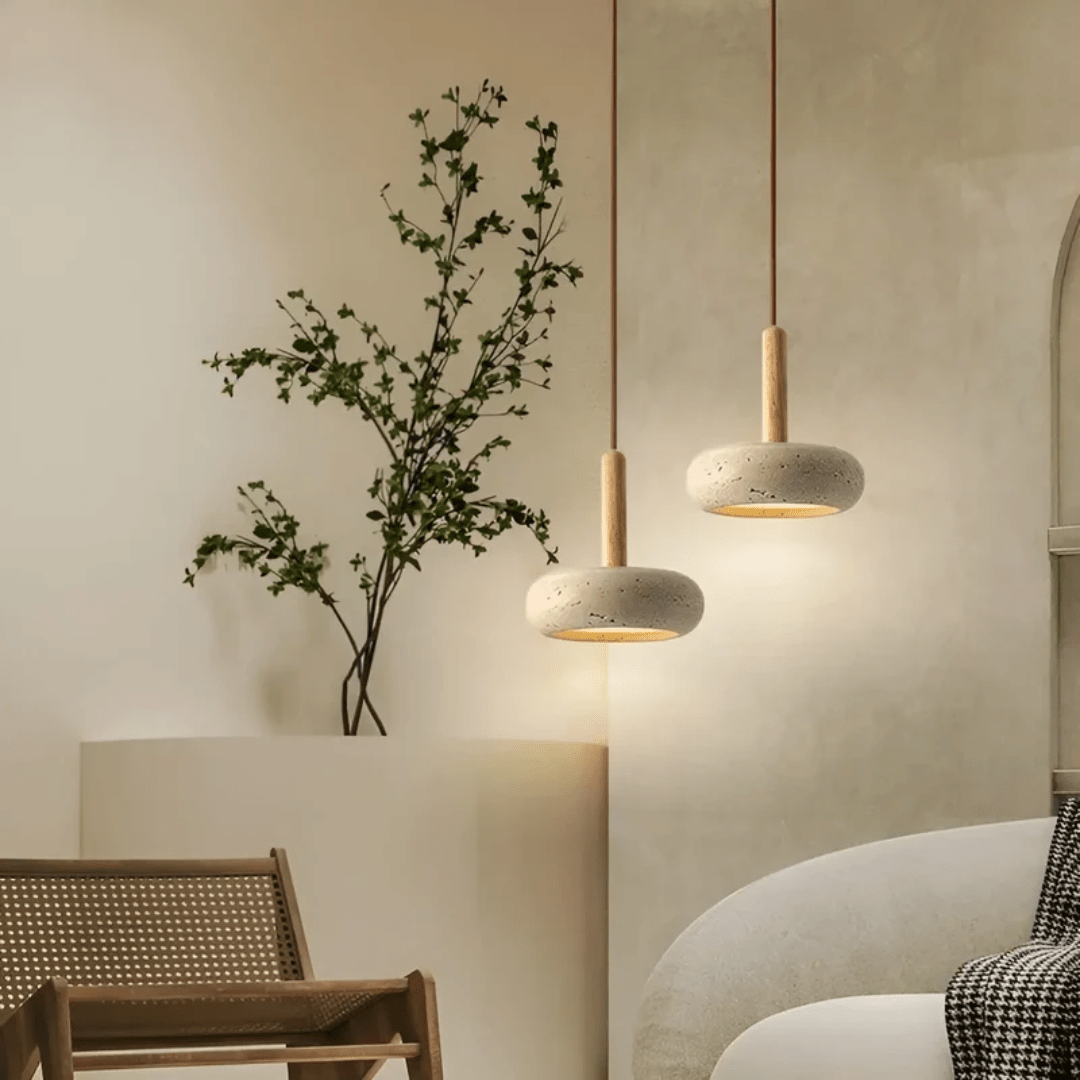 Japanische Deckenlampe – Retro-Stil, LED & höhenverstellbar