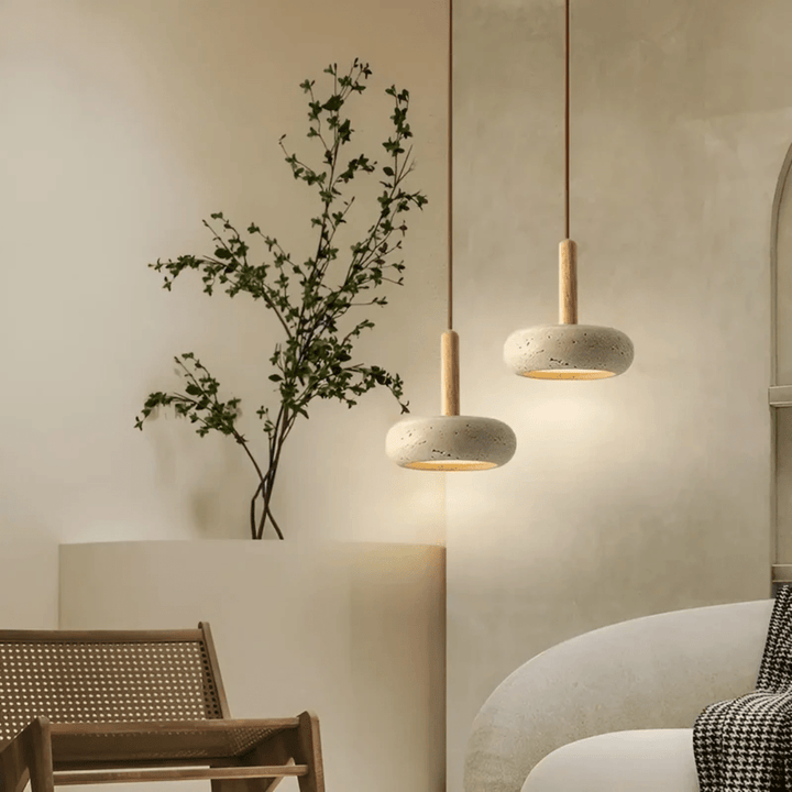 Japanische Deckenlampe – Retro-Stil, LED & höhenverstellbar