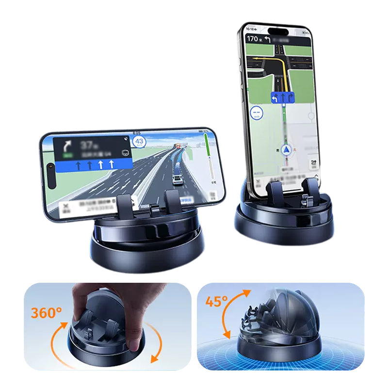 360° drehbare Handyhalterung fürs Auto – Rutschfest, stabil & flexibel