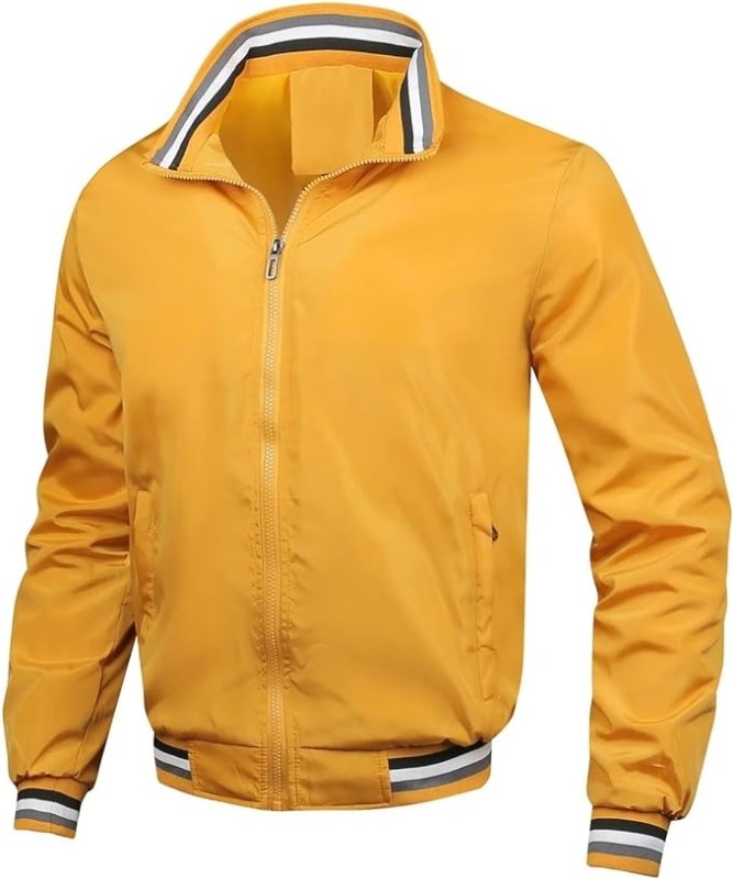 Herren Bomberjacke Mit Reißverschluss Und Klassischem Schnitt
