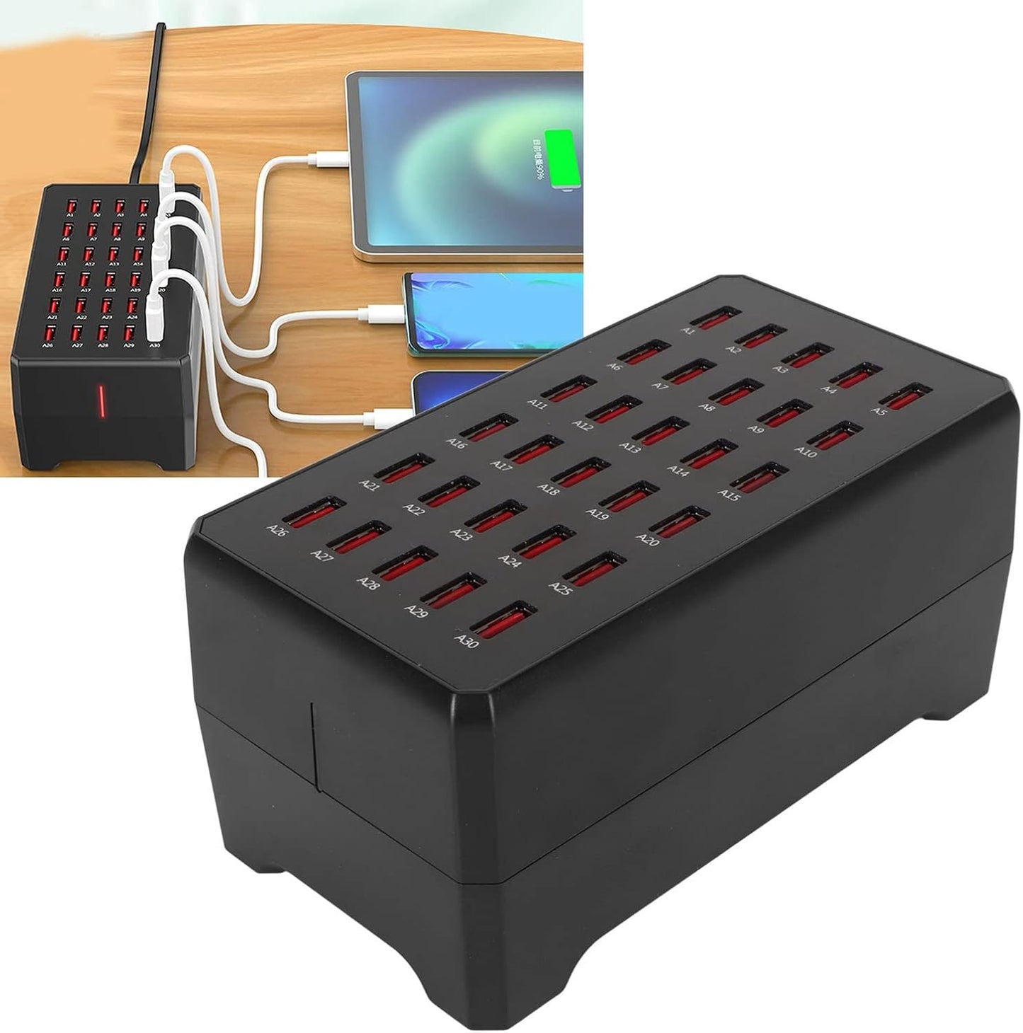 USB Ladestation Ports für mehrere Geräte