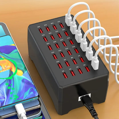 USB Ladestation Ports für mehrere Geräte
