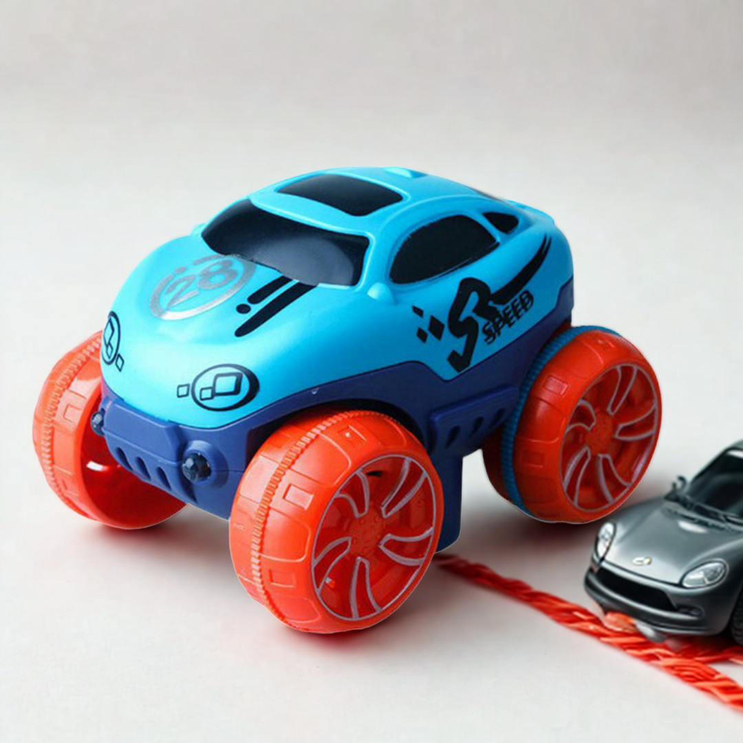 Flexibles Rennstrecken Spielset mit Spielzeugauto für Kinder