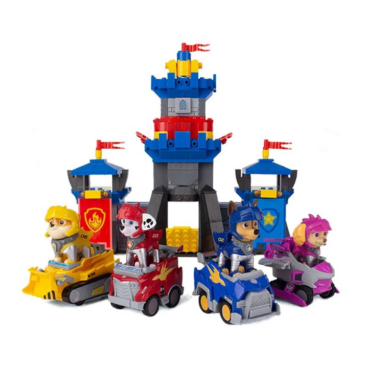 Action Figur Spielturm mit Autos und Figuren