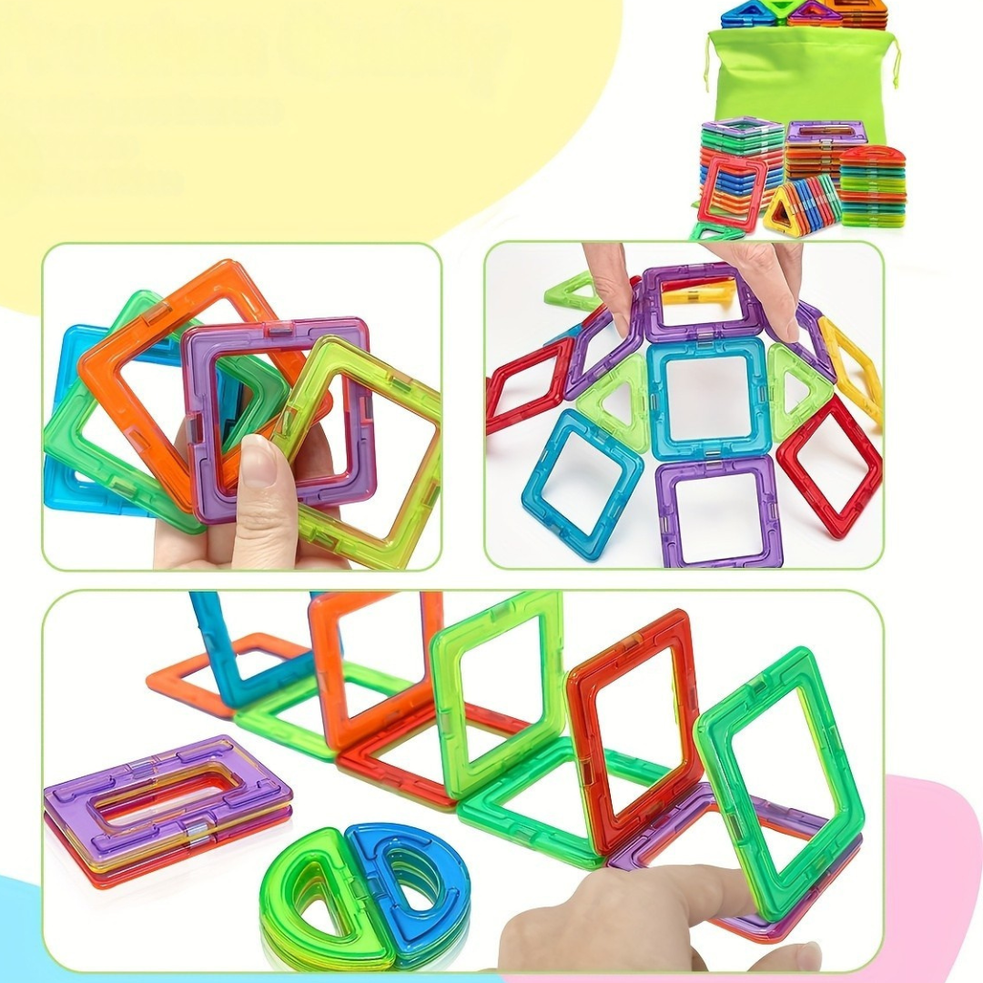 Magnetische Bausteine Spielset für Kinder