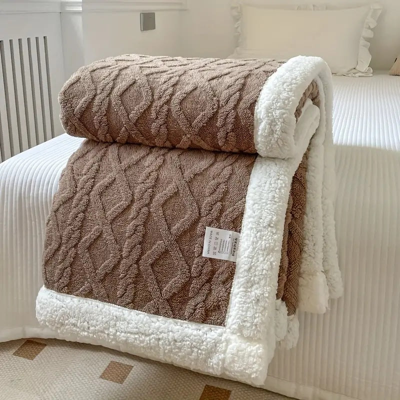 Sherpa Kuscheldecke – Wendedecke mit Fleece für alle Jahreszeiten