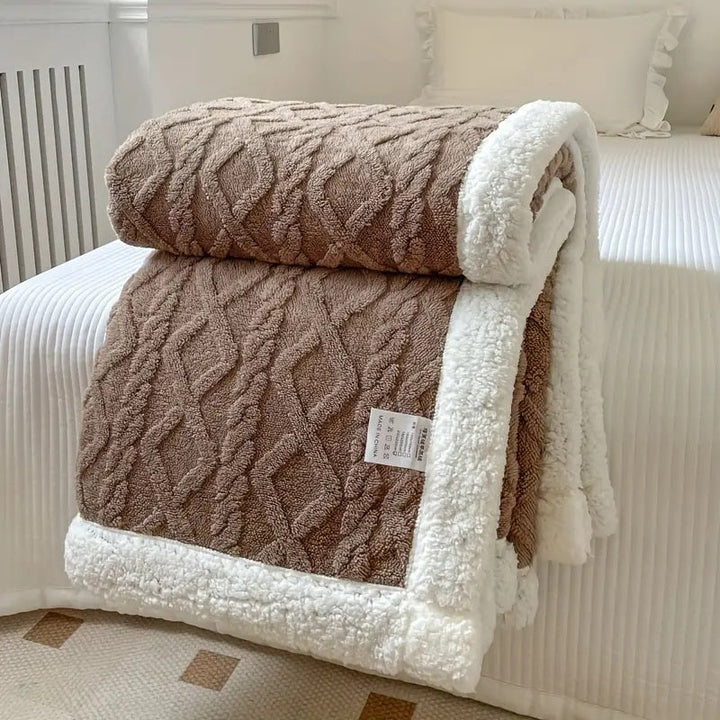 Sherpa Kuscheldecke – Wendedecke mit Fleece für alle Jahreszeiten