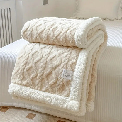 Sherpa Kuscheldecke – Wendedecke mit Fleece für alle Jahreszeiten