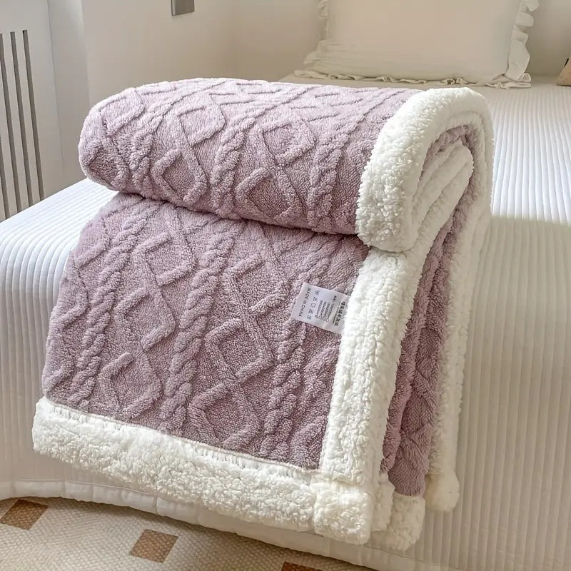 Sherpa Kuscheldecke – Wendedecke mit Fleece für alle Jahreszeiten