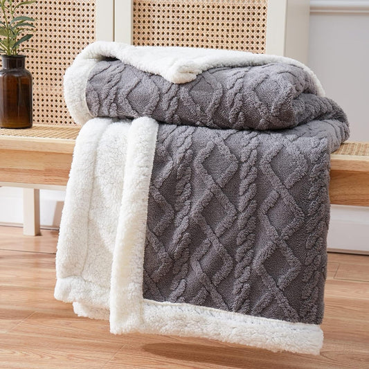 Sherpa Kuscheldecke – Wendedecke mit Fleece für alle Jahreszeiten