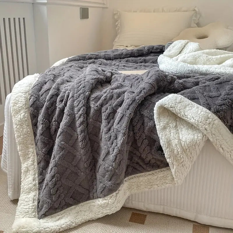 Sherpa Kuscheldecke – Wendedecke mit Fleece für alle Jahreszeiten