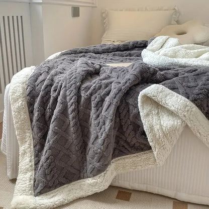 Sherpa Kuscheldecke – Wendedecke mit Fleece für alle Jahreszeiten