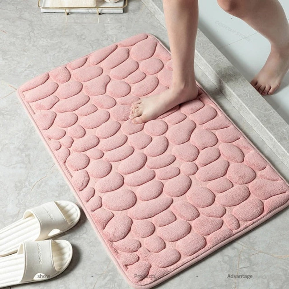 Weiche Rutschfeste Badematte für Kalte & Nasse Böden
