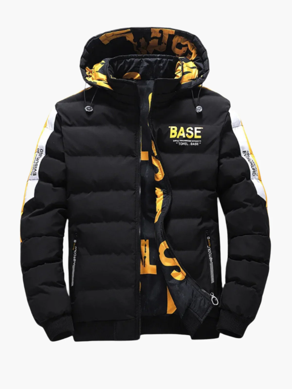 Herren Steppjacke Mit Kapuze Im Urbanen Stil