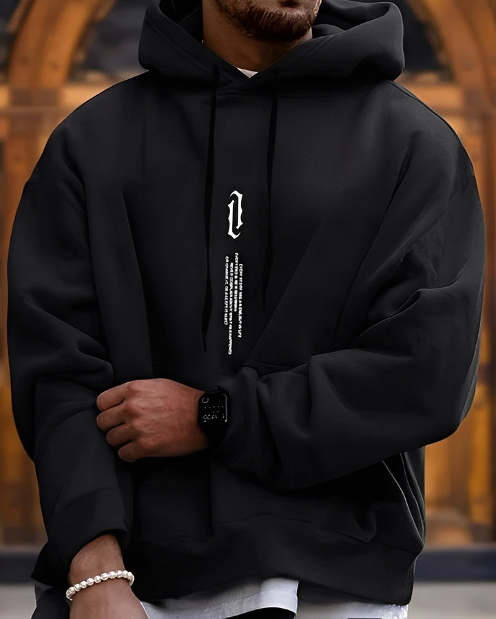 Herren Lässiger Hoodie Mit Print