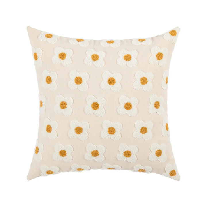 Kissenbezug Jacquard Mit Stickerei 45 x 45 cm