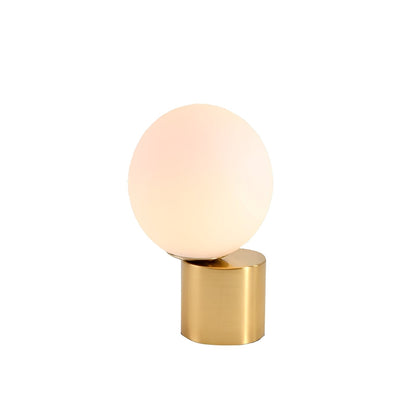 Glas-Metall Tischleuchte – Europäisches Design mit 3-Farb-LED-Option