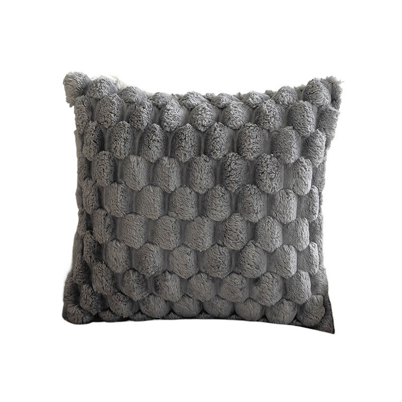 Weicher Sofa-Kissenbezug aus Velours in elegantem, einfarbigem Design