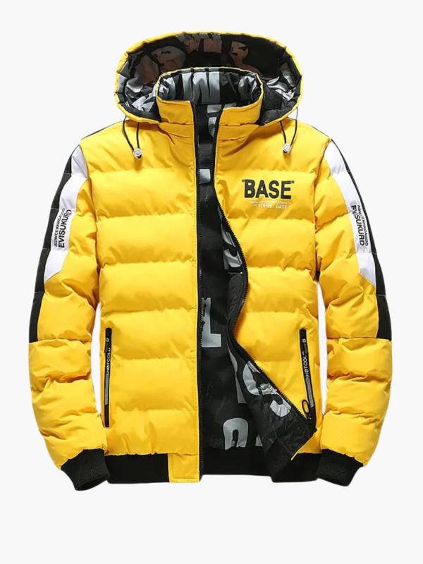 Herren Steppjacke Mit Kapuze Im Urbanen Stil