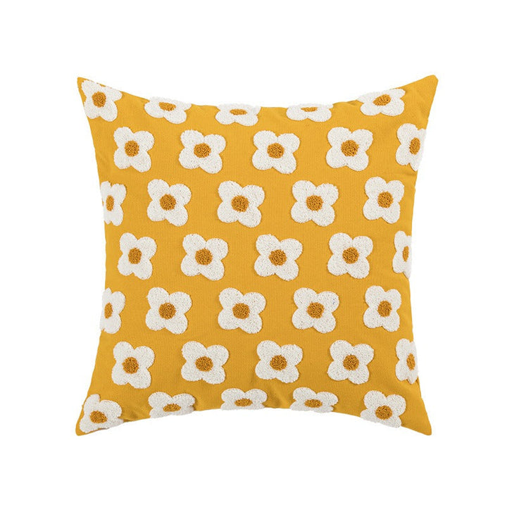 Kissenbezug Jacquard Mit Stickerei 45 x 45 cm