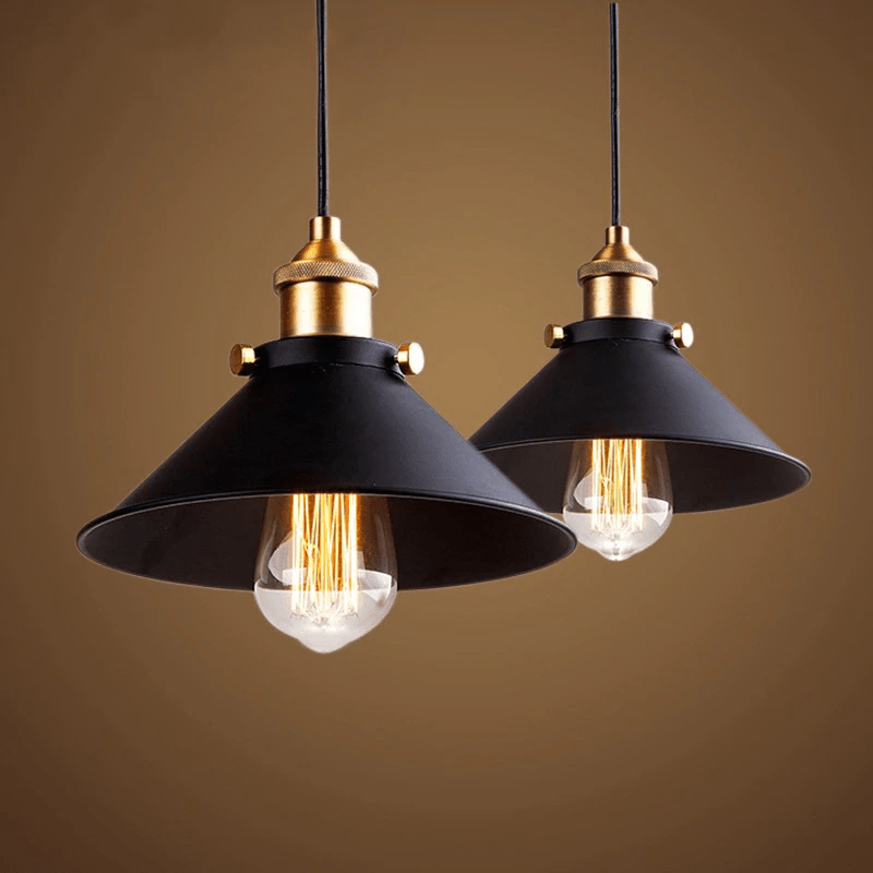 Verstellbare Pendelleuchte im Industrie-Stil