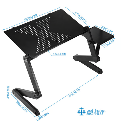 Verstellbarer 360° Laptopständer – ergonomisch, leicht & multifunktional