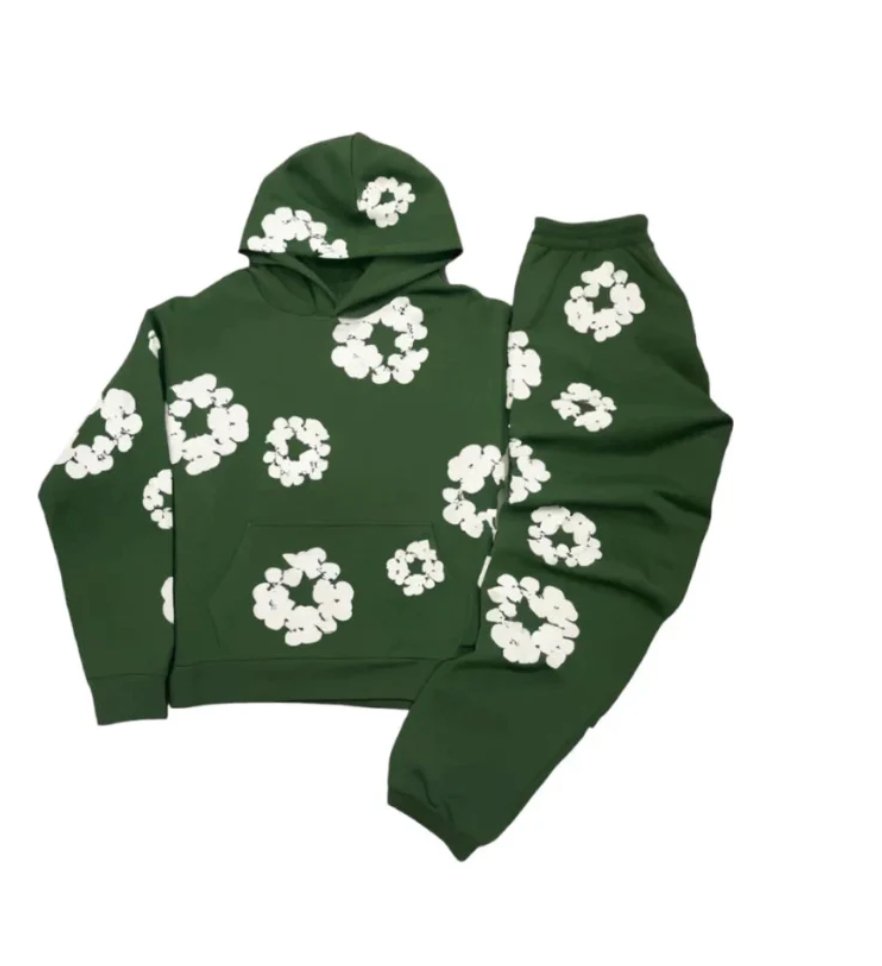 Unisex Trainingsanzug Mit Floralem Muster