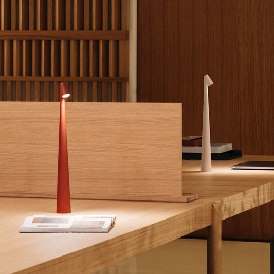 Kabellose LED Tischleuchte Kalem mit Dimmer – Modernes Aluminium Design
