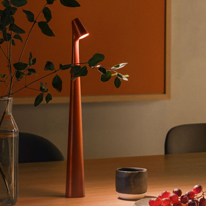 Kabellose LED Tischleuchte Kalem mit Dimmer – Modernes Aluminium Design